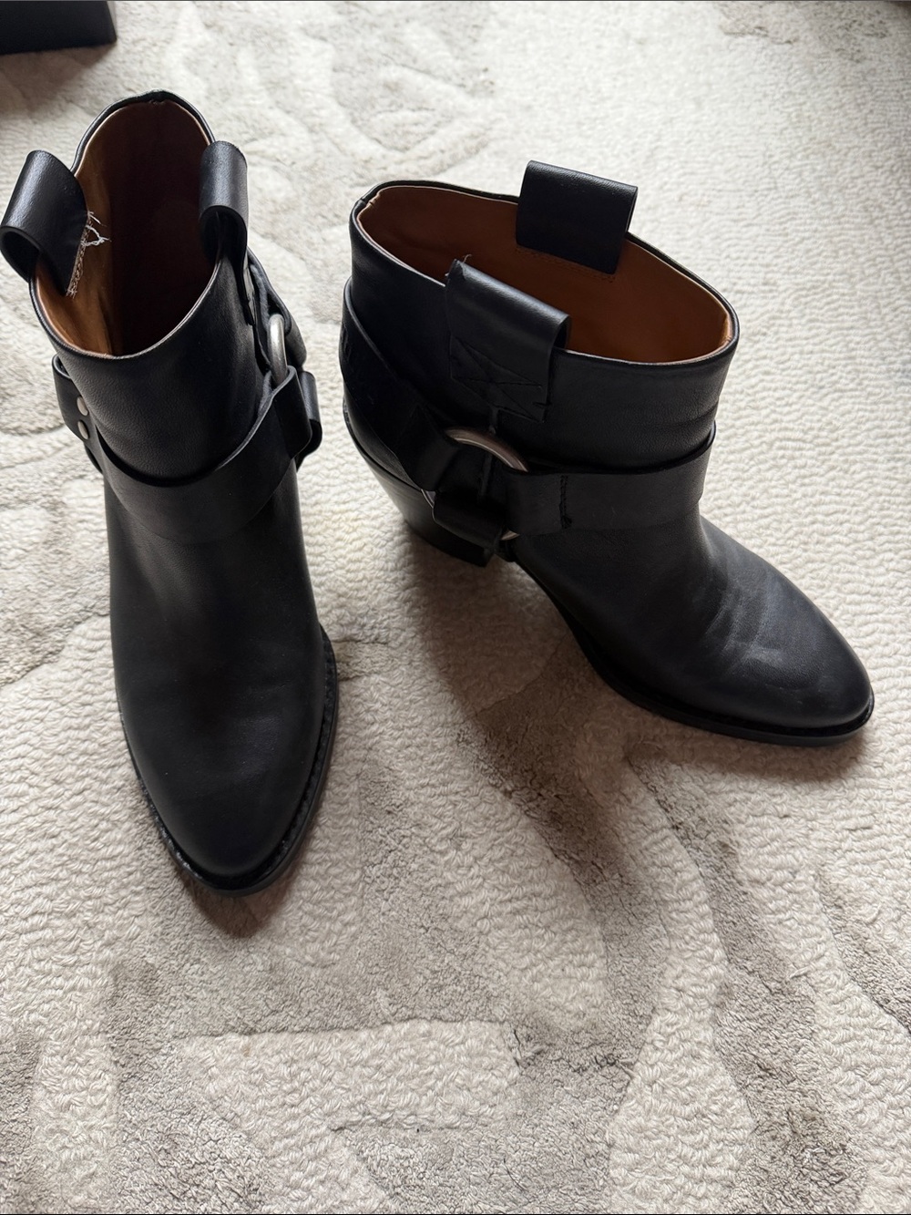 See By Chloe Black Harness Ankle Booties - Picture 3 of 8